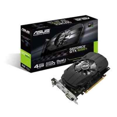 Asus GTX1050TI 4GB DDR5 128-Bit NVIDIA GeForce Gaming/Graphics Card